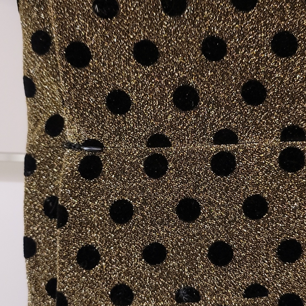 Glamorous Black and Gold Dress - Picture 5 of 5
